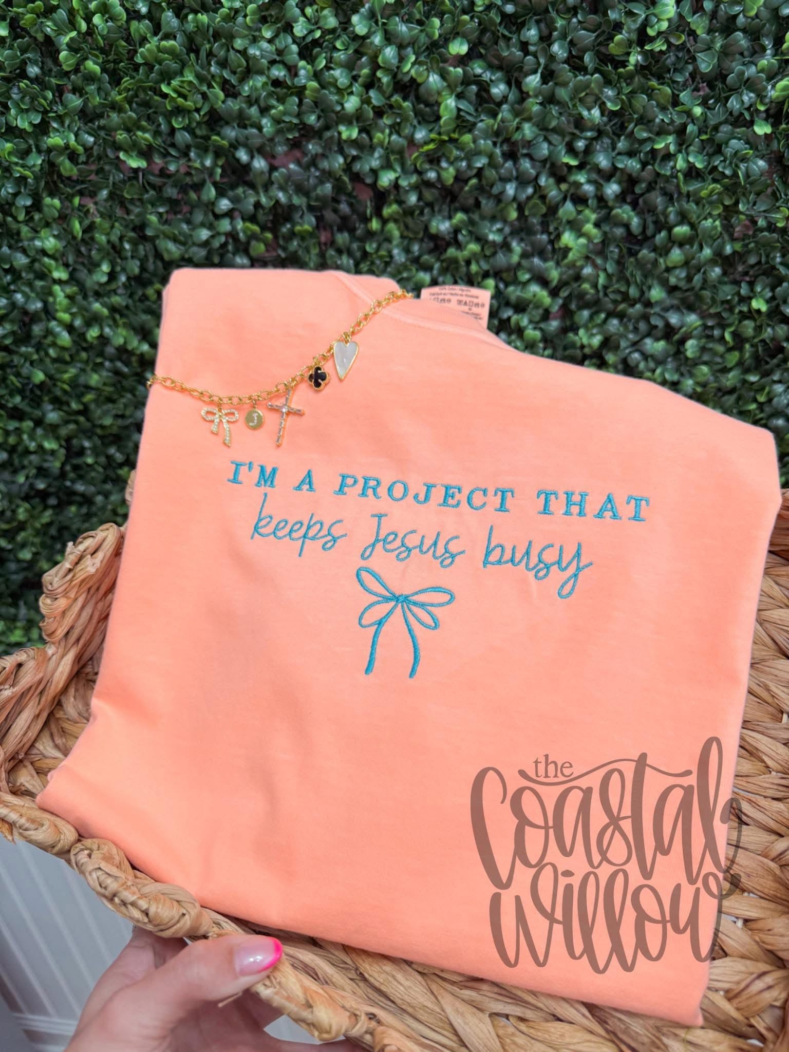 A project that keeps Jesus busy! 🎀