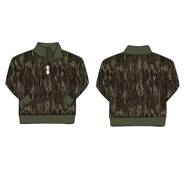 Camo Boy Pullover!