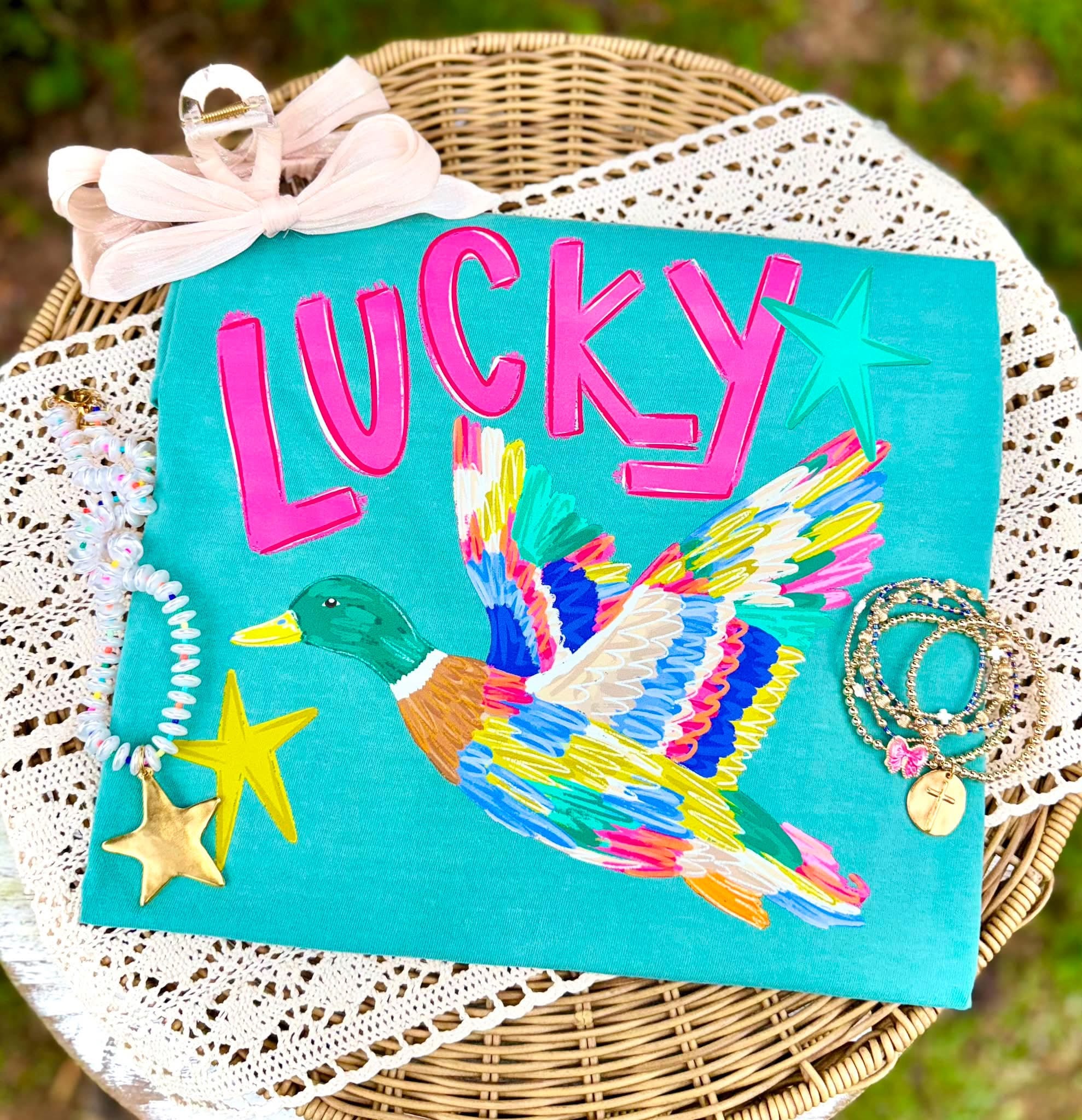 Lucky Duck 🦆🩷🧡🩵