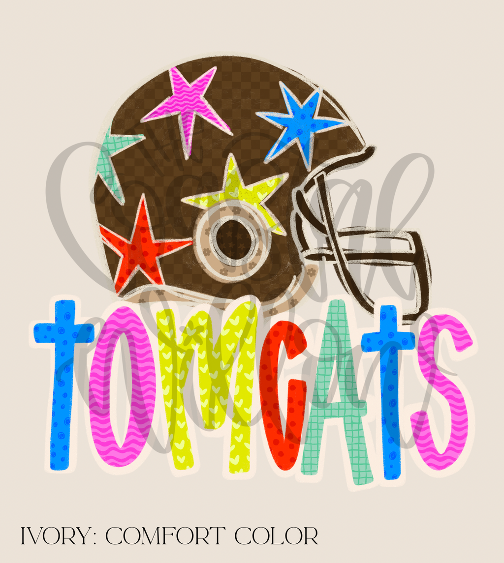 Tomcats Football Helmet
