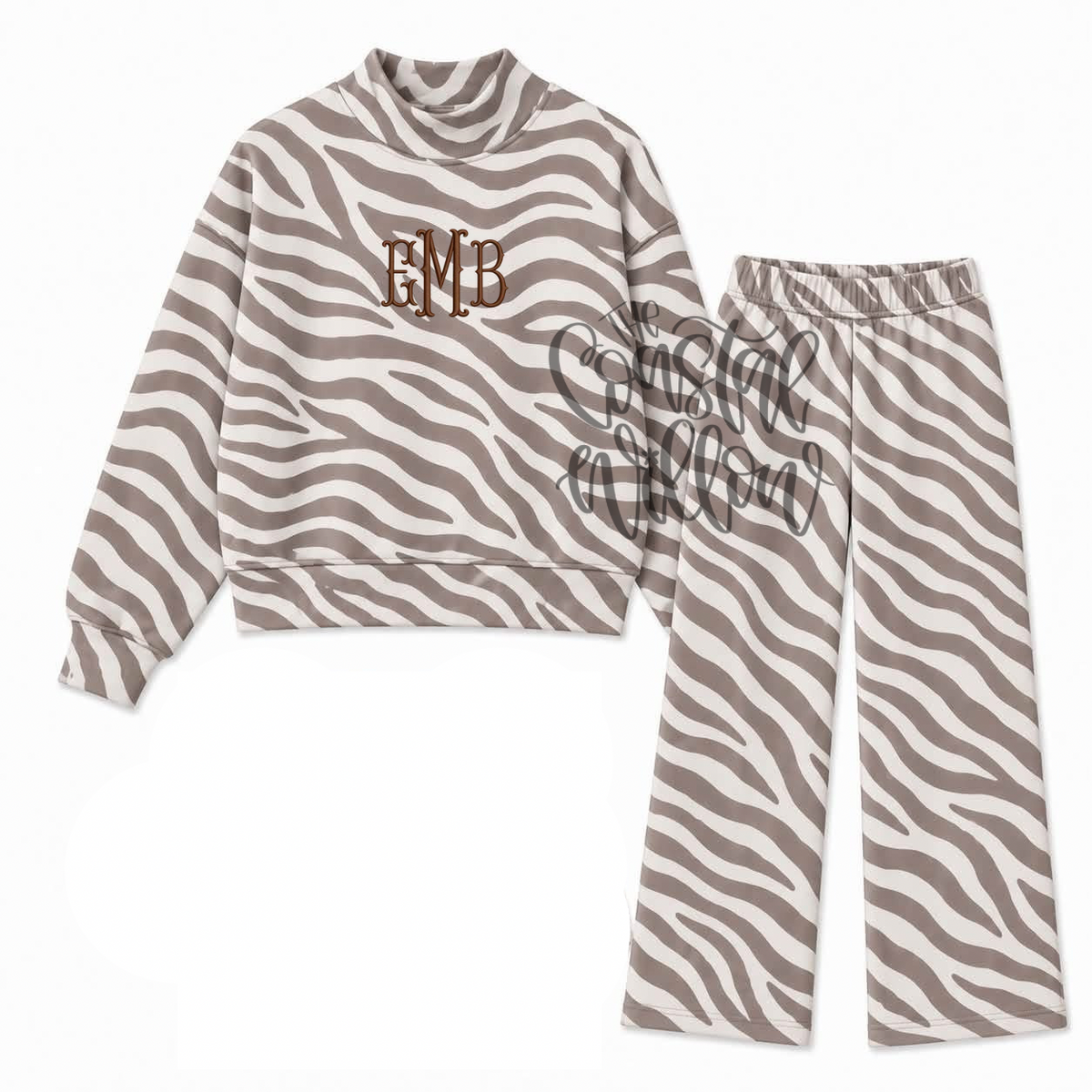 ZEBRA MOCKNECK SET! 🤎🦓✨
