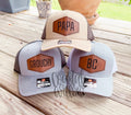 Custom Leather Engraved Hats