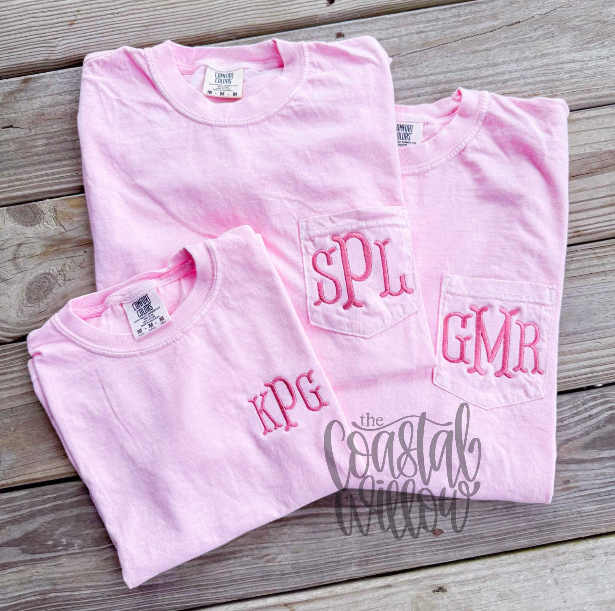 Custom Embroiderd Pocket Tee